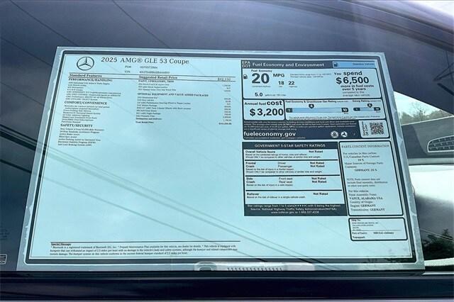 new 2025 Mercedes-Benz AMG GLE 53 car, priced at $101,030