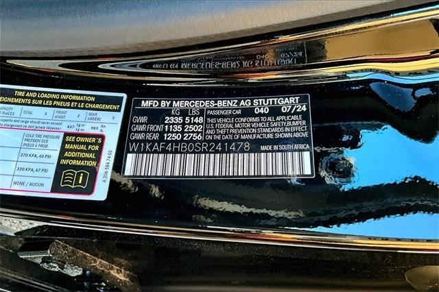 new 2025 Mercedes-Benz C-Class car, priced at $59,915