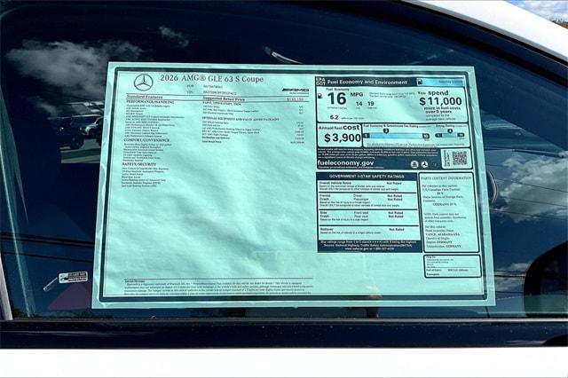 new 2026 Mercedes-Benz AMG GLE 63 car, priced at $137,355