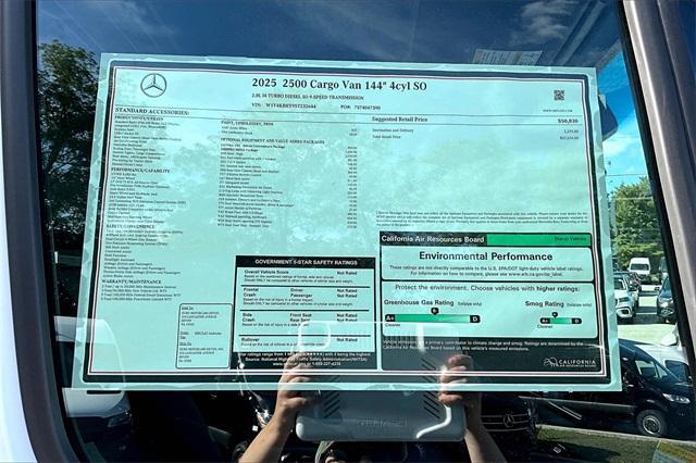 new 2025 Mercedes-Benz Sprinter 2500 car, priced at $62,654