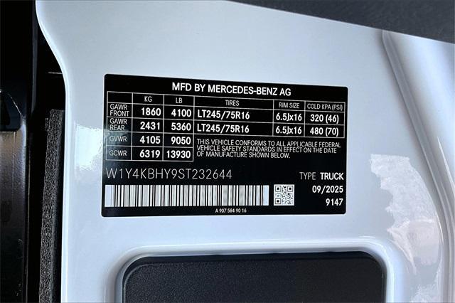new 2025 Mercedes-Benz Sprinter 2500 car, priced at $62,654