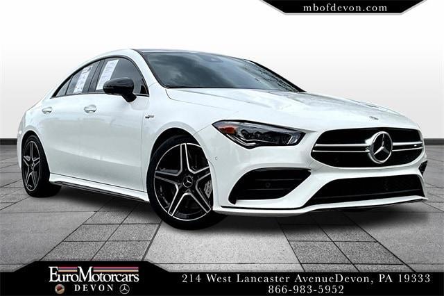 used 2022 Mercedes-Benz AMG CLA 35 car, priced at $39,990
