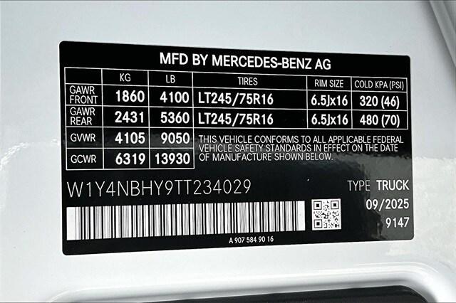 new 2026 Mercedes-Benz Sprinter 2500 car, priced at $69,308