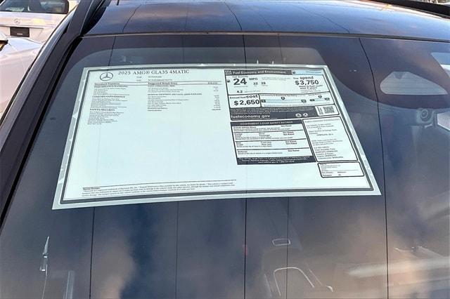 new 2025 Mercedes-Benz AMG GLA 35 car, priced at $64,320