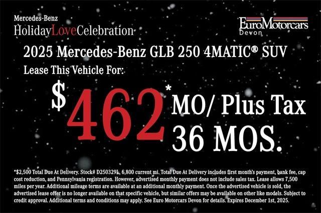 used 2025 Mercedes-Benz GLB 250 car, priced at $40,595