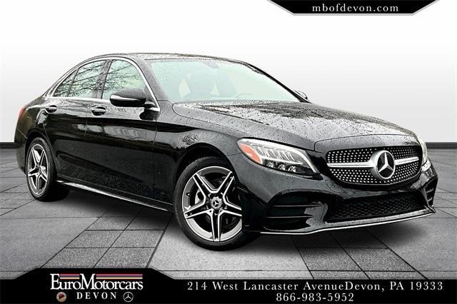 used 2021 Mercedes-Benz C-Class car, priced at $27,497