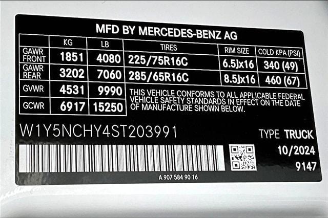 new 2025 Mercedes-Benz Sprinter 3500 car, priced at $73,288