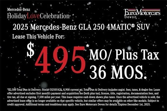 used 2025 Mercedes-Benz GLA 250 car, priced at $41,564
