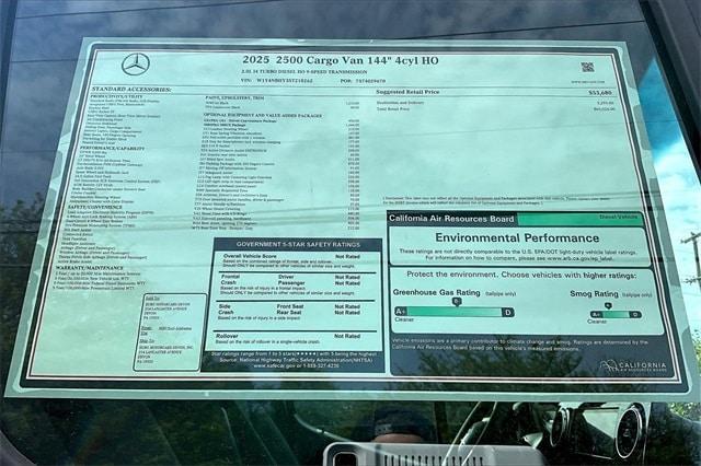 new 2025 Mercedes-Benz Sprinter 2500 car, priced at $65,026