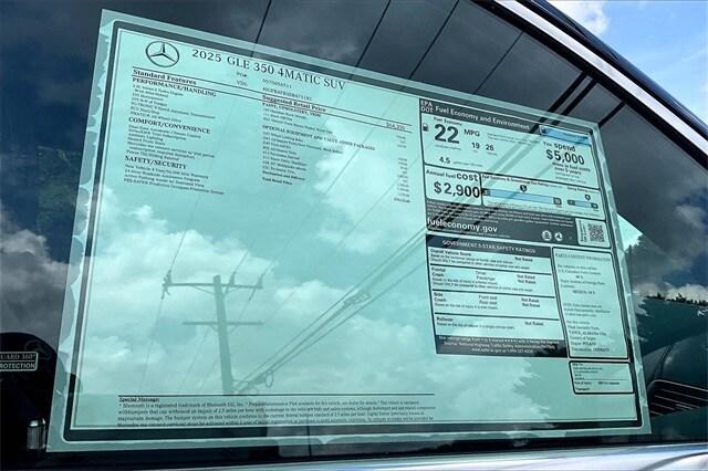new 2025 Mercedes-Benz GLE 350 car, priced at $70,125