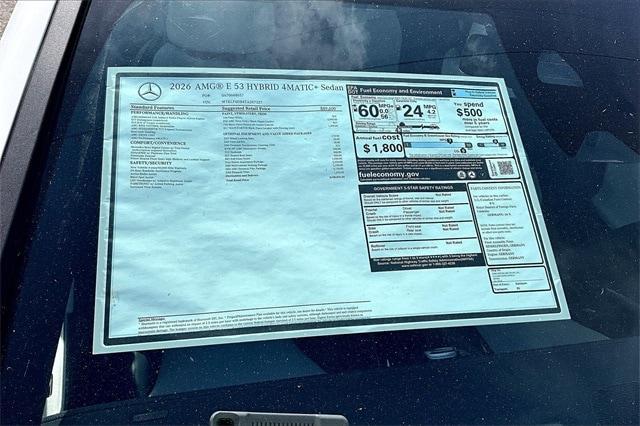 new 2026 Mercedes-Benz AMG E 53 car, priced at $108,825
