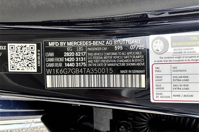 new 2026 Mercedes-Benz S-Class car, priced at $145,495