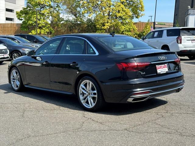 used 2022 Audi A4 car, priced at $23,900