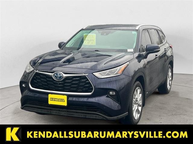 used 2022 Toyota Highlander Hybrid car, priced at $39,971