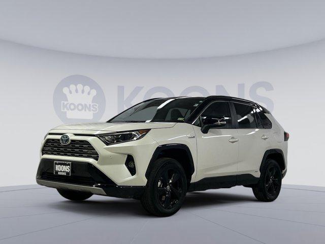 used 2021 Toyota RAV4 Hybrid car, priced at $30,500