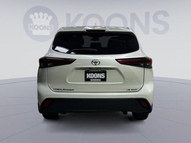 used 2021 Toyota Highlander car, priced at $28,500