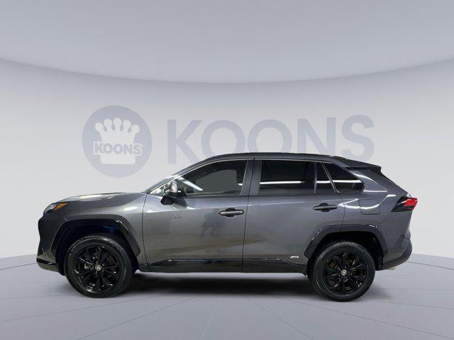 used 2022 Toyota RAV4 Hybrid car, priced at $28,300