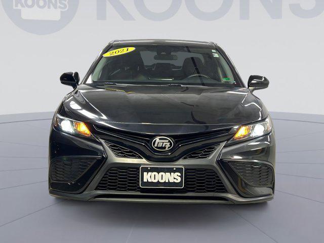 used 2021 Toyota Camry car, priced at $18,500