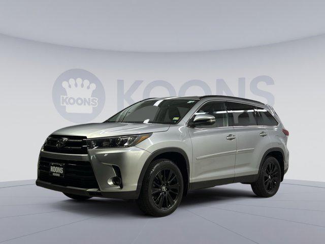 used 2019 Toyota Highlander car, priced at $27,500
