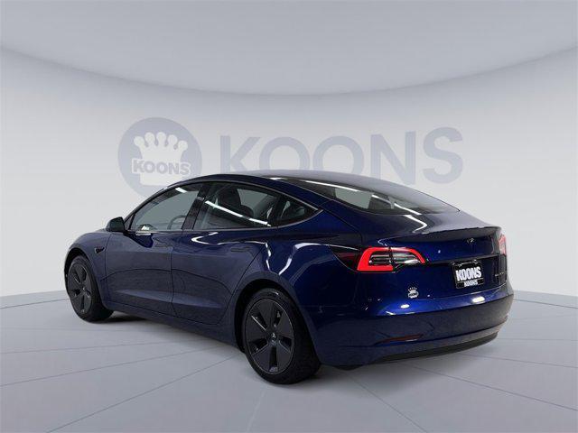 used 2022 Tesla Model 3 car, priced at $27,000