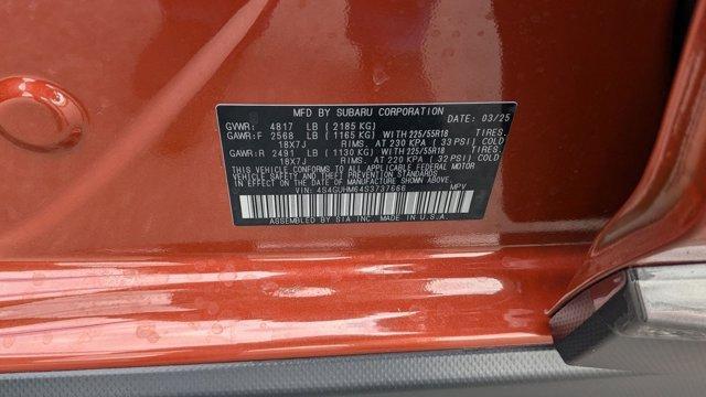 new 2025 Subaru Crosstrek car, priced at $35,845