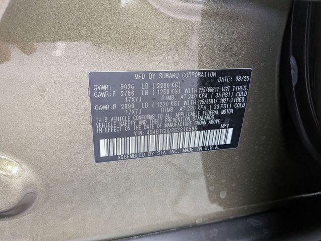 new 2025 Subaru Outback car, priced at $42,734