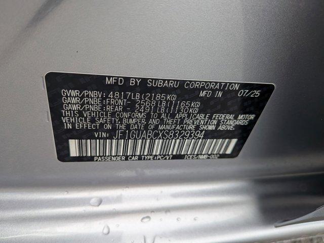 new 2025 Subaru Impreza car, priced at $26,653