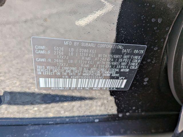 new 2025 Subaru Outback car, priced at $46,074