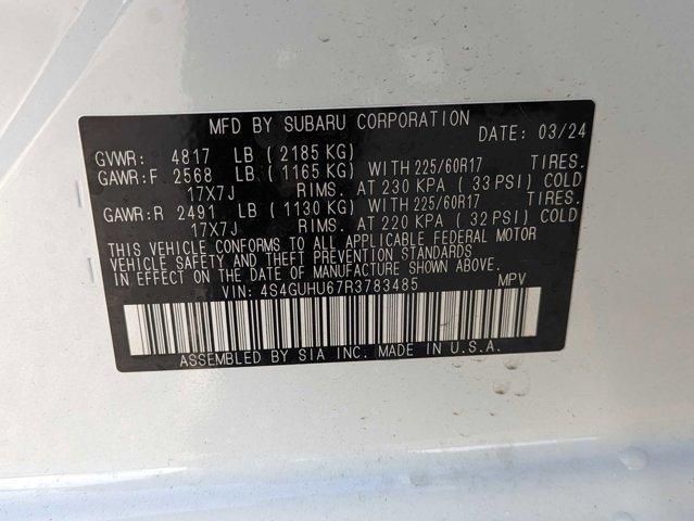 new 2024 Subaru Crosstrek car, priced at $33,845