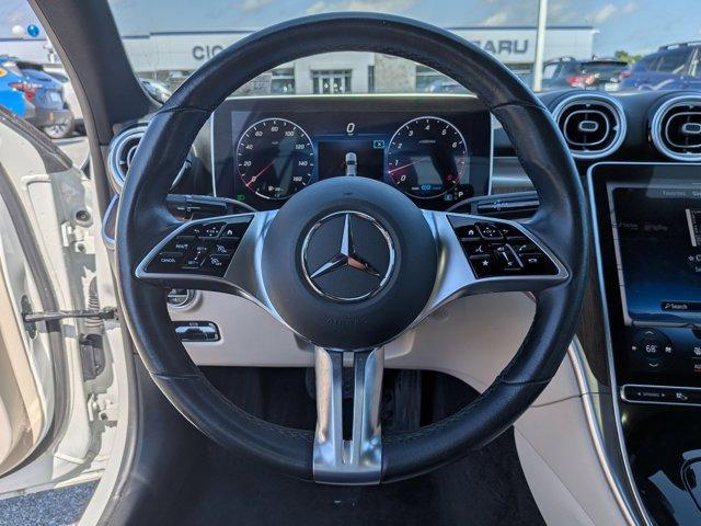 used 2022 Mercedes-Benz C-Class car, priced at $32,995
