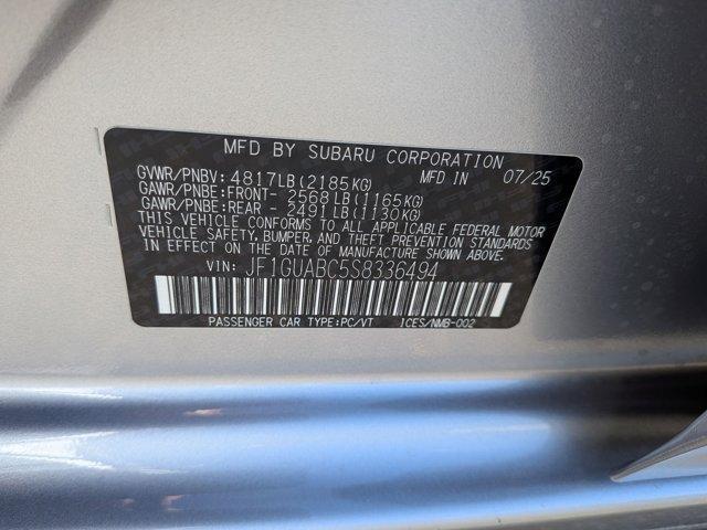 new 2025 Subaru Impreza car, priced at $26,832