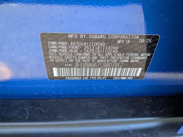 new 2025 Subaru WRX car, priced at $41,703