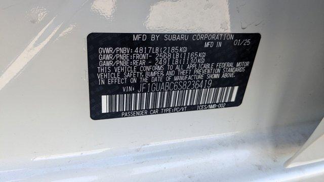 new 2025 Subaru Impreza car, priced at $25,843