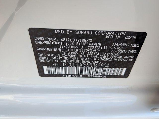 new 2025 Subaru Crosstrek car, priced at $30,554