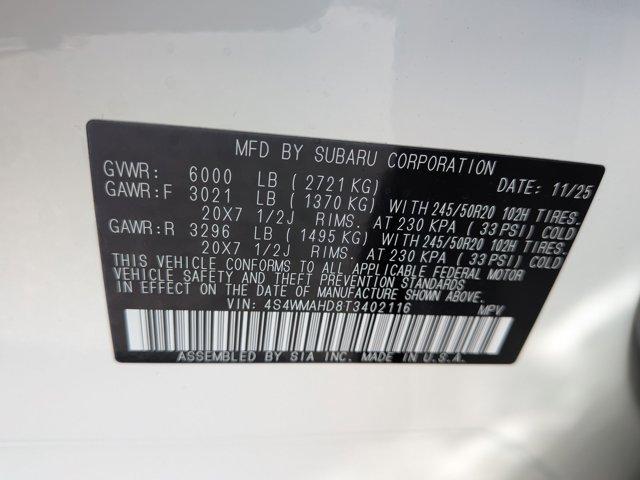 new 2026 Subaru Ascent car, priced at $51,688