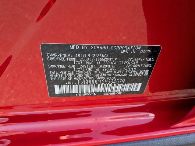new 2025 Subaru Crosstrek car, priced at $32,480