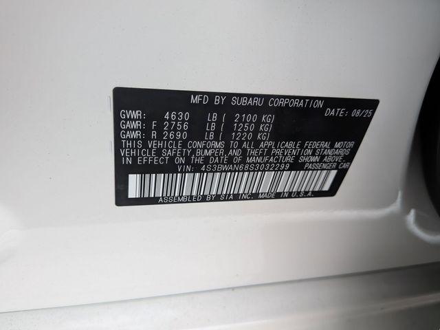 new 2025 Subaru Legacy car, priced at $35,663