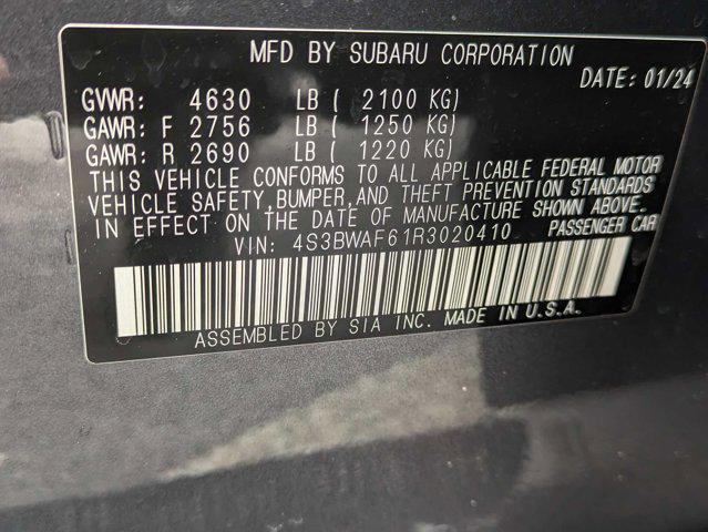 new 2024 Subaru Legacy car, priced at $29,503