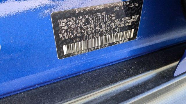 new 2025 Subaru WRX car
