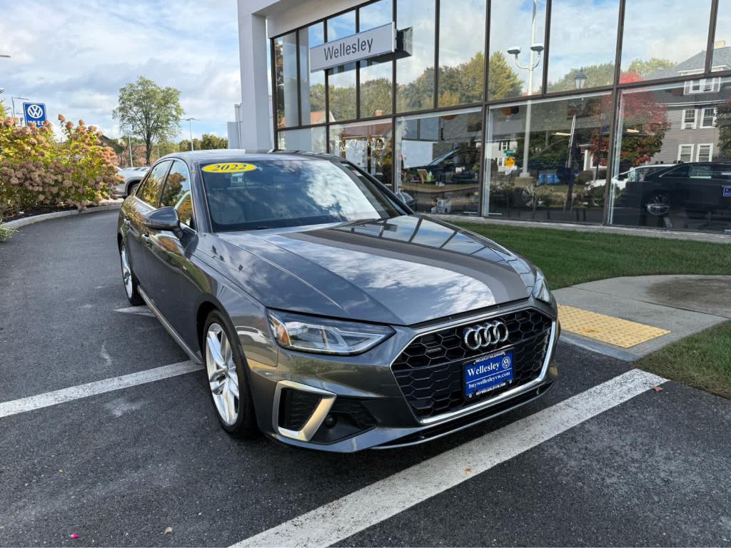 used 2022 Audi A4 car, priced at $26,495