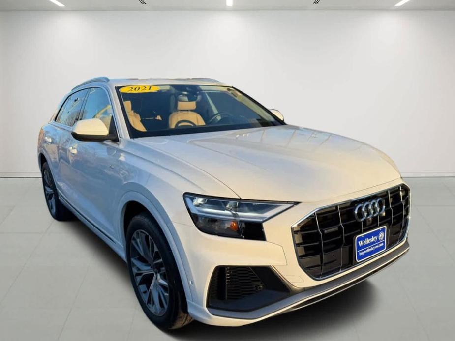 used 2021 Audi Q8 car, priced at $44,995