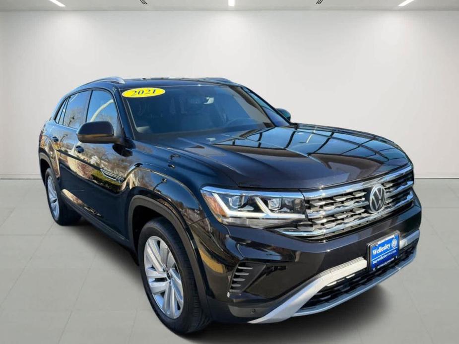 used 2021 Volkswagen Atlas Cross Sport car, priced at $26,995