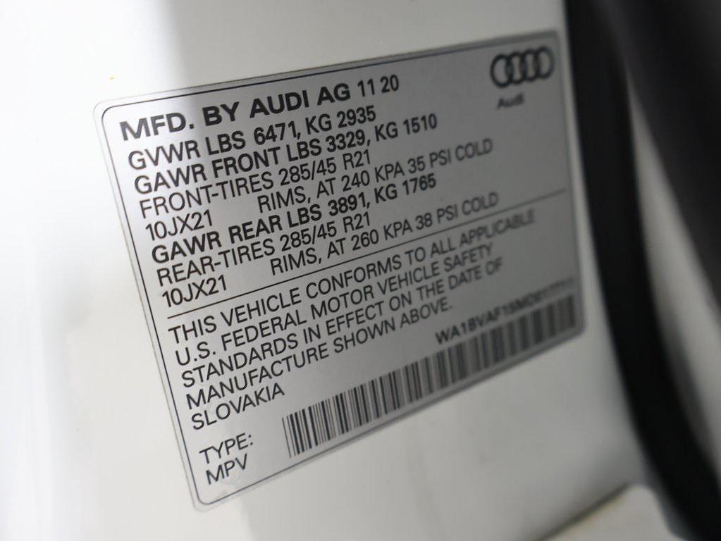used 2021 Audi Q8 car, priced at $38,250