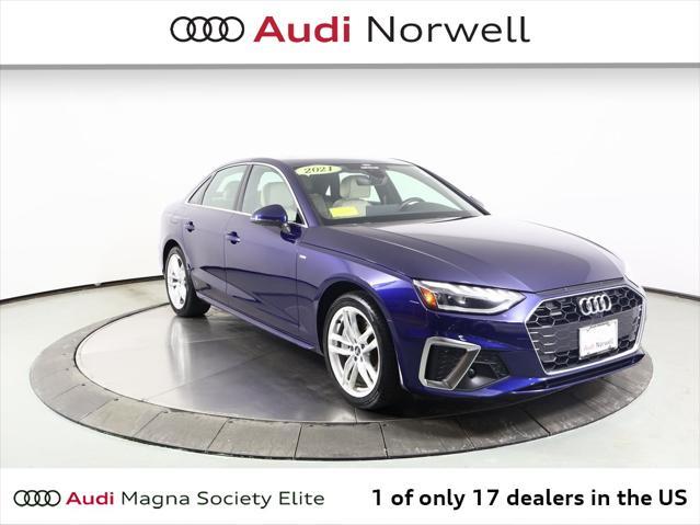 used 2021 Audi A4 car, priced at $22,990