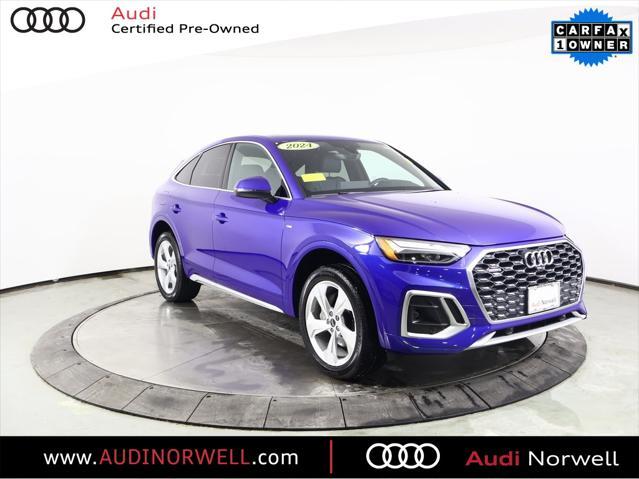 used 2024 Audi Q5 car, priced at $45,990