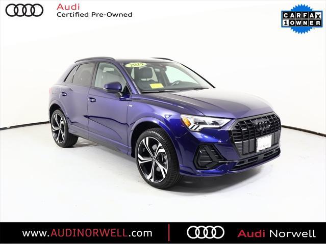 used 2023 Audi Q3 car, priced at $40,500