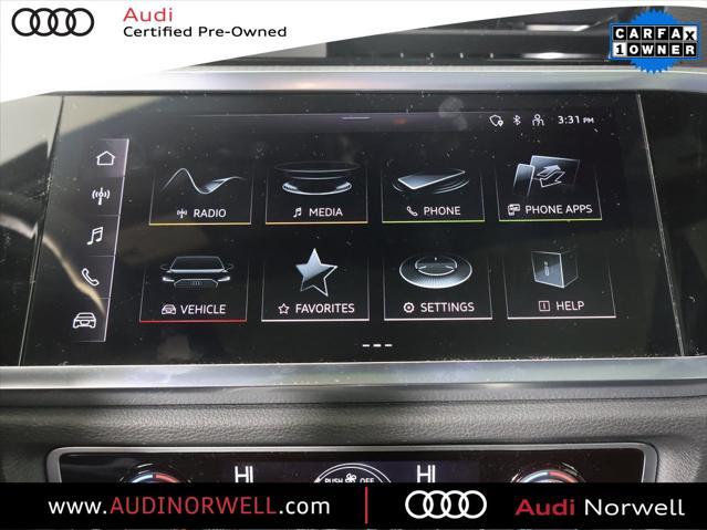 used 2024 Audi Q3 car, priced at $39,990