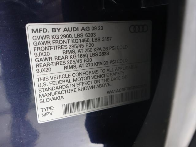 used 2024 Audi Q7 car, priced at $51,500