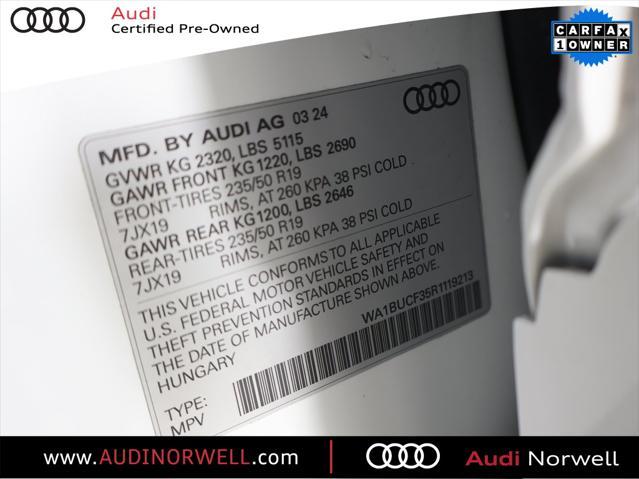 used 2024 Audi Q3 car, priced at $38,900