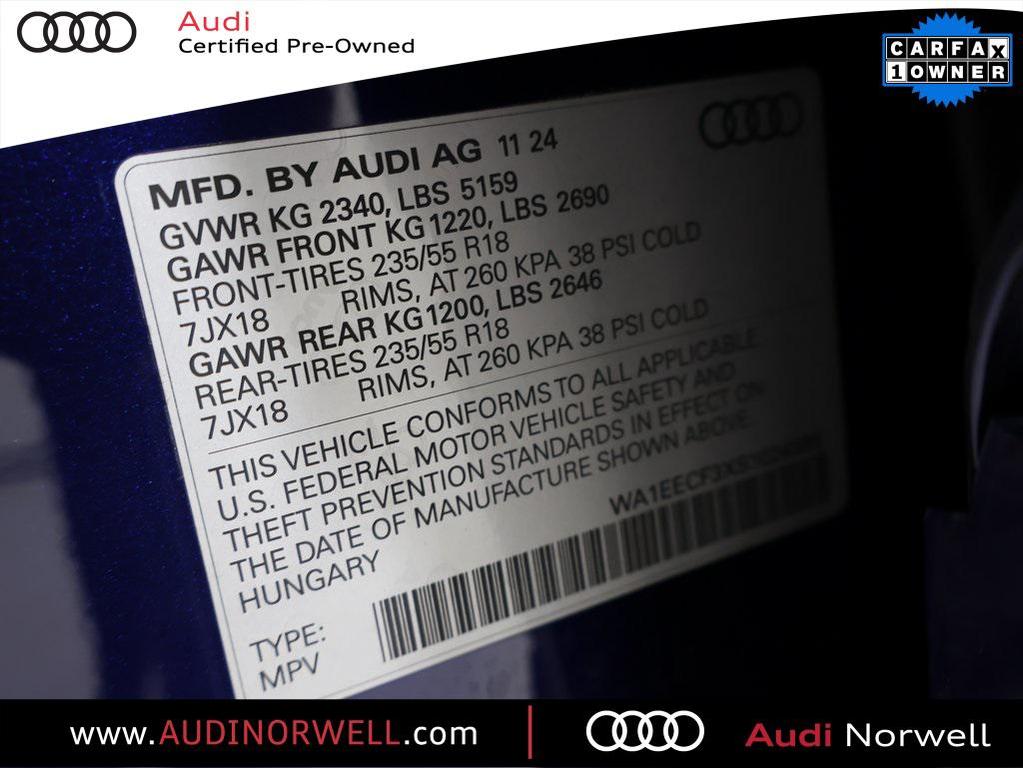 used 2025 Audi Q3 car, priced at $37,990